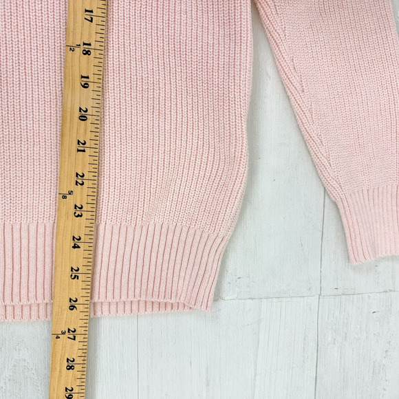 Hatch Hannah Maternity Sweater Size 3 Large Pale Pink Cotton Cashmere Blend Knit - Picture 14 of 16